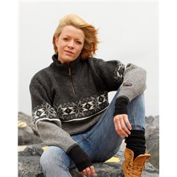 norsk sweater af 100% ren ny uld.